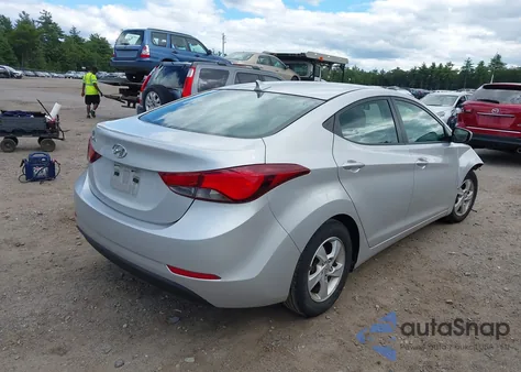 2015 Hyundai Elantra Se из США, поврежденный, VIN 5NPDH4AEXFH556243